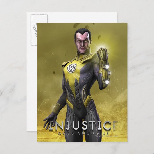 Carte Postale Sinestro (Devant / Derrière)