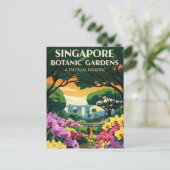 Carte Postale Singapore Botanic Gardens Travel (Debout devant)