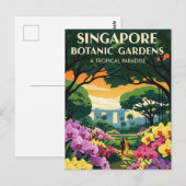 Carte Postale Singapore Botanic Gardens Travel (Devant / Derrière)