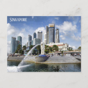 Carte Postale Singapore City Skyline