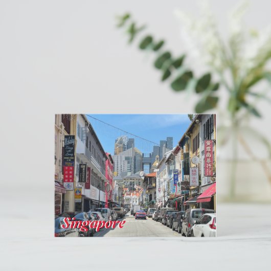 Carte Postale Singapore City View (Debout devant)