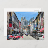 Carte Postale Singapore City View (Devant / Derrière)