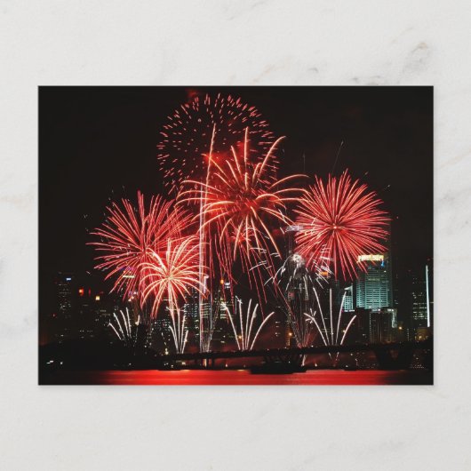 Carte Postale Singapore Fireworks Festival 1 (Devant)