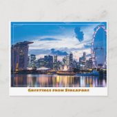 Carte Postale Singapore Flyer & Marina Bay Sands Modern (Devant)
