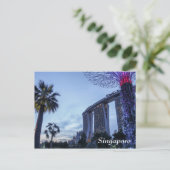 Carte postale Singapore Marina Bay Sands (Debout devant)
