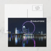 Carte Postale Singapore Vintage Tourism Travel Ajouter (Devant / Derrière)