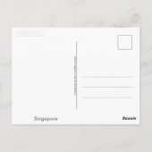 Carte Postale Singapour (Dos)