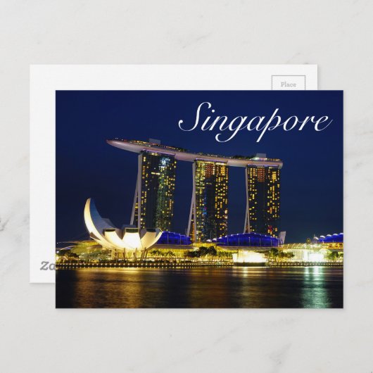 Carte Postale Singapour (Devant / Derrière)
