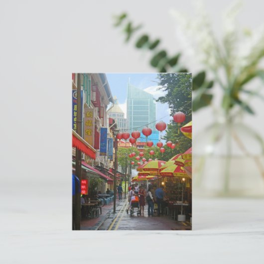 Carte Postale Singapour - Ancien et Nouveau (Debout devant)