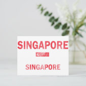 Carte Postale Singapour Designs Singapour (Debout devant)