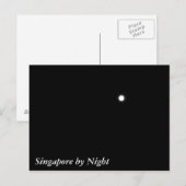 Carte Postale Singapour par nuit (Devant / Derrière)
