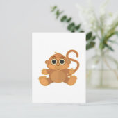 Carte Postale Singe (Debout devant)