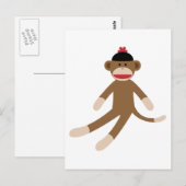Carte Postale singe (Devant / Derrière)