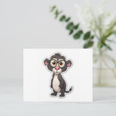 Carte Postale singe (Debout devant)