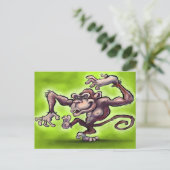 Carte Postale Singe (Debout devant)