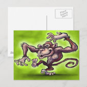 Carte Postale Singe (Devant / Derrière)