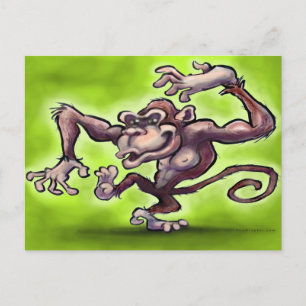 Carte Postale Singe