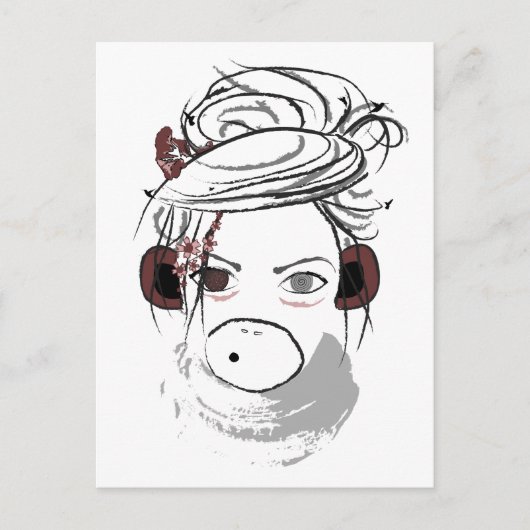 Carte Postale singe. (Devant)