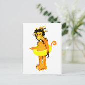 Carte Postale singe (Debout devant)