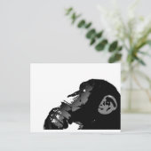 Carte Postale singe (Debout devant)