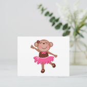 Carte Postale Singe Ballerina (Debout devant)