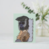 Carte Postale Singe capucin (Debout devant)