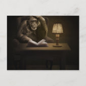 Carte Postale Singe de Chimpanzé Ape (Devant)