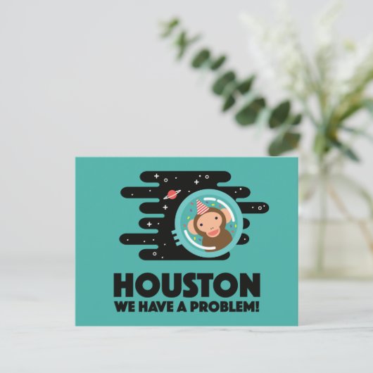 Carte Postale Singe de l'espace (Debout devant)