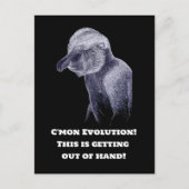 Carte Postale Singe de l'évolution (Devant)