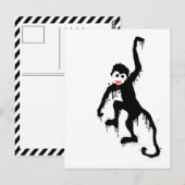 Carte Postale singe dripz (Devant / Derrière)