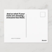 Carte Postale Singe Drôle Avec Un Mauvais Abris De Cheveux En Pl (Dos)