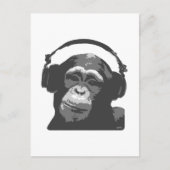 CARTE POSTALE SINGE DU DJ (Devant)