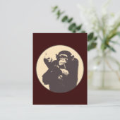 Carte Postale Singe effronté (Debout devant)