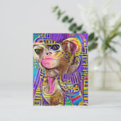 Carte Postale Singe égyptien Jigsaw (Debout devant)