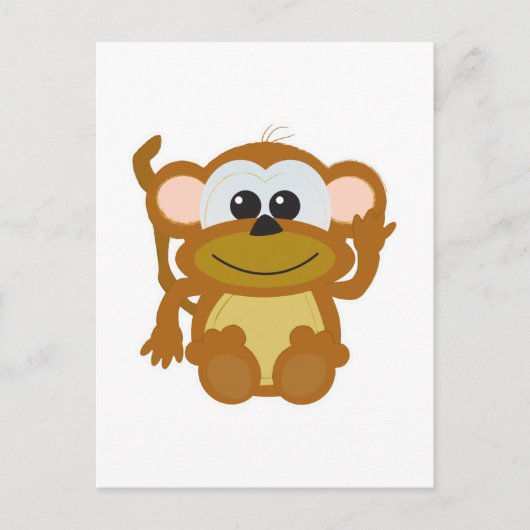 Carte Postale singe mignon Goofkins (Devant)