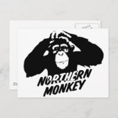 Carte Postale Singe nordique (Devant / Derrière)