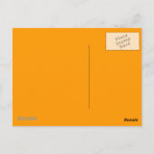 Carte Postale Singe orange (Dos)
