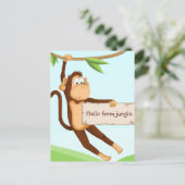 Carte Postale Singe pour enfants (Debout devant)