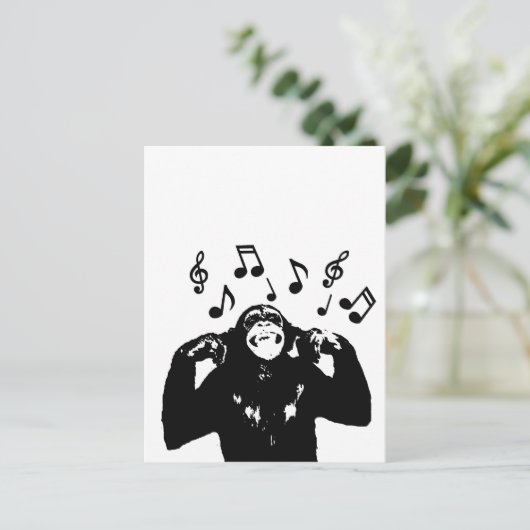 Carte Postale singe-singe (Debout devant)