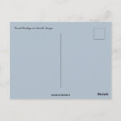 Carte Postale Singe Vervet à Nairobi Kenya (Dos)