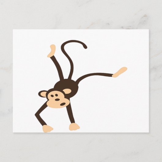 Carte Postale Singe volant (Devant)