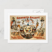 Carte Postale Singes les plus performants du monde 1892 (Devant / Derrière)