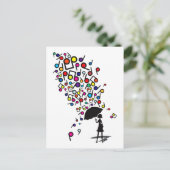 Carte Postale Singin' dans la pluie (Debout devant)