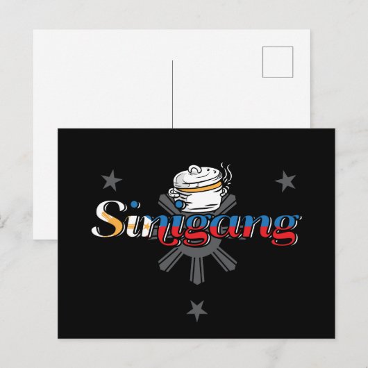 Carte Postale Sinigang Philippines Alimentation philippine (Devant / Derrière)