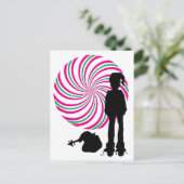 Carte Postale sinistre père Noël (Debout devant)