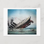 Carte Postale Sinking of the Titanic Magic Lantern Slide (Devant)