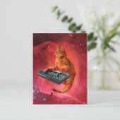 Carte Postale Sinthesizer cat (Debout devant)