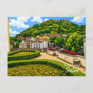 Carte Postale Sintra colorée - Le vrai Portugal