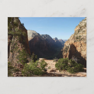 Carte Postale Sion du sentier Angels Landail Parc national Zion