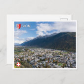 Carte Postale Sion - Suisse (Devant / Derrière)
